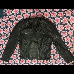 Faux Leather Jacket